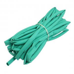 Ratio 2:1 Green Polyolefin 6mm Dia Heat Shrink Shrinkable Tube 10M