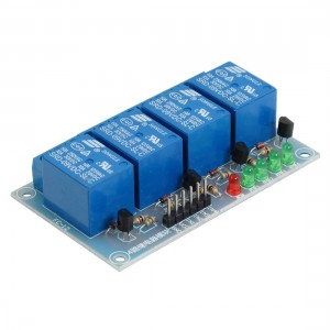 DC 9V 4-Channel High Level Trigger PLC Relay Module for Arduino ARM DSP AVR