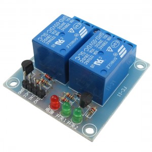 DC 5V 2-Channel High Level Trigger Relay Module for MCU AVR for Arduino