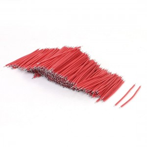 0.5mmx50mm Tin Plated Silicone Brushless Motor Wire 24AWG Cable Red 500 Pcs