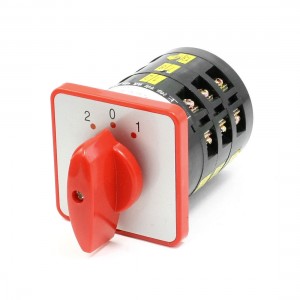 Self Locking 3 Positions Cam Combination Changeover Switch AC 220V/380V 5A