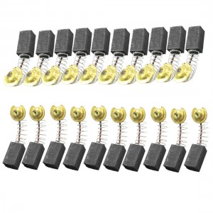 20 Pcs 31/64" x 19/64" x 4/15" 999021 Spring Carbon Brushes for HITACHI Motor