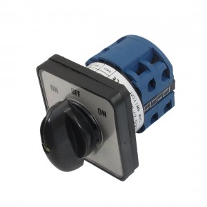 AC 660V 20A 3 Positions 2NO+2NC Momentary Rotary Universal Changeover Switch