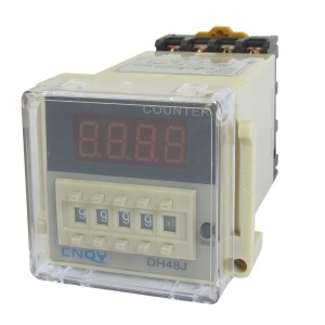 Programmable DH48J Digital Counter Relay 1-999900 AC/DC 36V 50/60Hz