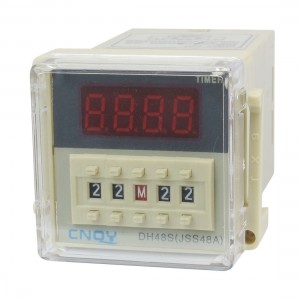 DH48S-2ZH LCD Display Time Timer Delay Relay 8-Pin DPDT 0.01S-99H99M AC/DC36V