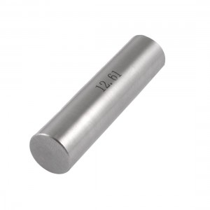 Hole Measuring 12.61mm x 50mm Pin Gage Gauge w Plastic Cylindrical Box