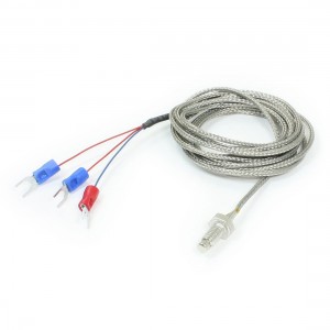 2 Meters Wire 450 Degree Temprature Sensor Thermocouple Probe PT100