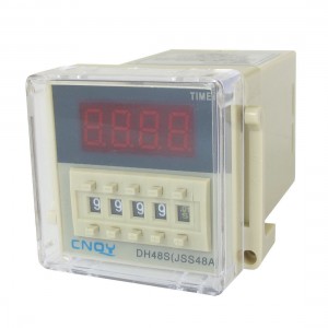 DH48S-2ZH LCD Display Time Timer Delay Relay 8-Pin DPDT 0.01S-9999H AC/DC36V