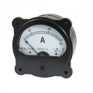 AC 0-30A Fine Tuning Dial Panel Analog Ampere Meter Amperemeter Black
