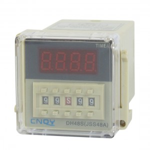 DH48S-2Z LCD Display Time Timer Delay Relay 8-Pin DPDT 0.01S-99H99M AC/DC12V