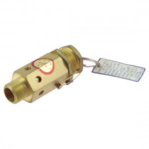 Gold Tone 3/8" Male Thread Air Compressor Safety Relief Valve Replacement