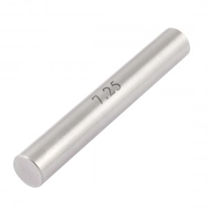 7.25mm Diameter Tungsten Carbide Plug Pin Gage Gauge w Plastic Case