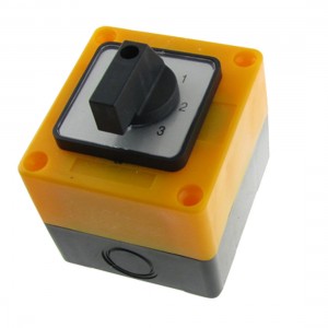 Ui 660V Ith 20A Rotary Selector 4 Positions Enclosed Changeover Switch