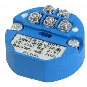 PT100 Temperature Sensor Transmitter 0-100C Output 0-5V DC