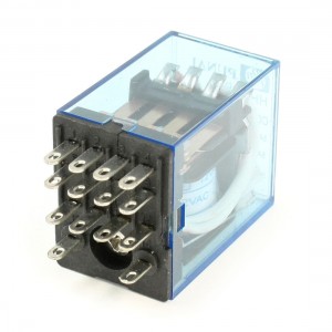 HH54P AC 12V Coil 4PDT 14-Pin 14P Electromagnetic Power Relay