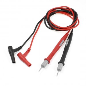 Pair Digital Multimeter 1000V 20A 1.1M Test Lead Cable Probe Red Black