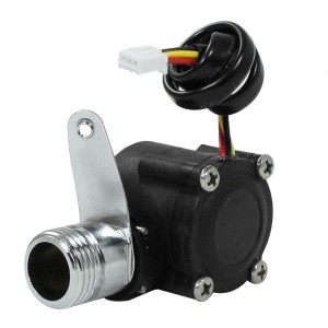 Electronic Hall Effect Water Flow Counter Sensor HQ-A168-1 1-30L/min G3/4"