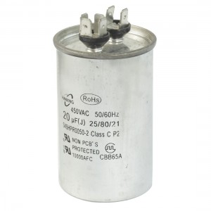 CBB65A AC 450V 20uF Non Polar Air Conditioner Motor Capacitor