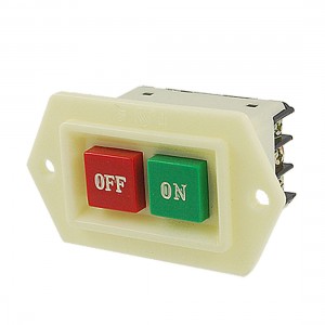 Convenient Bench Drill 6 Screw Terminals On/Off Push Button Switch 