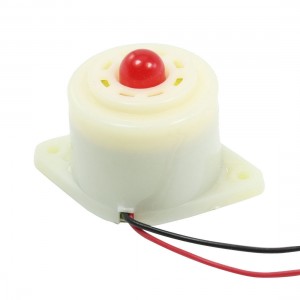 DC 24V Electronic Red LED Flashing Alarm Buzzer Siren 100dB BJ-3