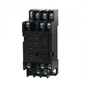 PYF11A Relay Socket Base DIN Track 8 Blade 8Pin for MY3NJ HH53P Relay