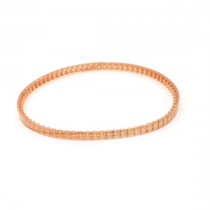 11.4" Girth Single Sided Rubber PU Multi Wedge Timing Belt Orange