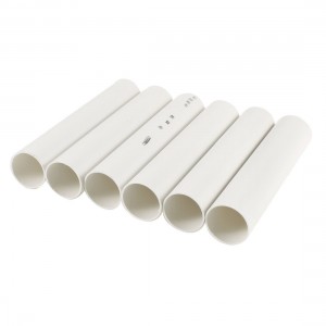 32mm Outer Diameter PVC Electrical Conduit Pipes 155mm Long 6 Pcs