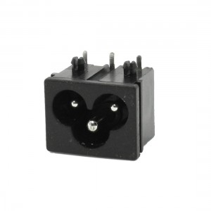 IEC320 C6 3Pins Male Plug AC Power Socket Connector 250V 2.5A
