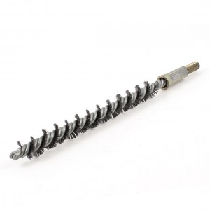 6mm Thread 12mm Diameter Steel Wire Tube Brush Cleaning Tool