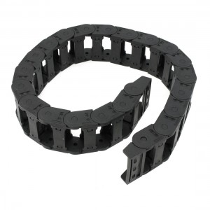 100cm Long Black Cable Wire Carrier Drag Chain Nested 25mm x 57mm