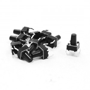 10 Pcs 6x6x9mm 4 Pins DIP PCB Momentary Tactile Tact Push Button Switch