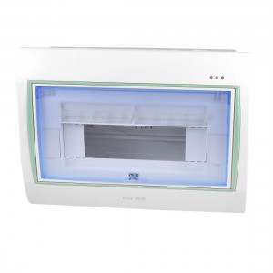 White Plastic Cuboid 8-10 Position Power Distribution Box Guard Cover