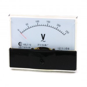 Rectangle Analog Volt Voltage Voltmeter Panel Meter AC 0-250V