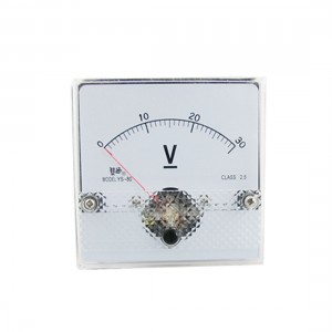 Class 2.5 Accuracy Analog Voltage Panel Meter DC 0-30V Zlcid
