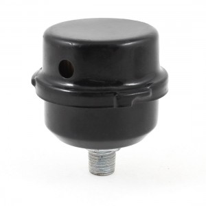 213mm Thread Dia Air Compressor Admitting Port Muffler Silencer Black