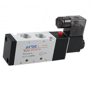 5 8"x 1 2" 2 Position 5 Way Pneumatic Air Solenoid Valve