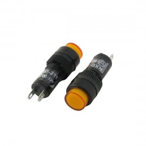 Yellow DC 12V 10mm Indicator Light Signal Lamp (Bag of 10)