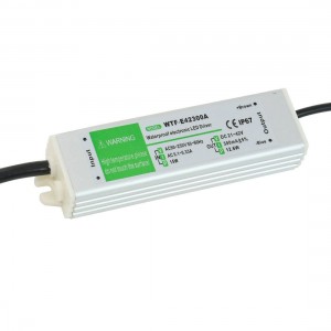 90-250VAC 21-42VDC 12.6W Waterproof IP67 Drive Power Supply for LED Strip Light