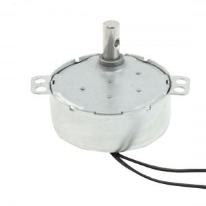 220-240VAC 4W Black Double Wires 5-6RPM/min Synchronous Motor for Micro Oven