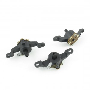 3 Pcs AC 220-250V 1A Speed Control Switch Black for Electric Wall Ceiling Fan