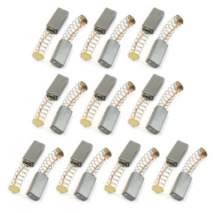 20 Pcs Single Shunt 15/32" x 15/64" x 5/32" Motor Carbon Brushes
