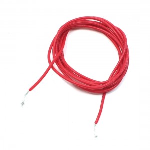 0.81mm Copper Core Flexible Silicone Wire Connector Red 22 Gauge 3.3Ft