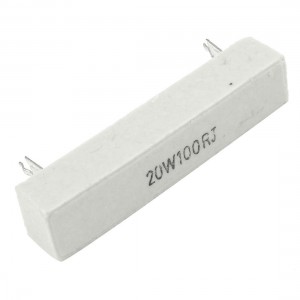 DIP Wirewound Ceramic Cement Resistor 100 Ohm 20W 5%