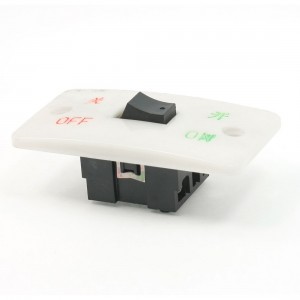 AC 380V 10A ON/OFF Open Frame 3NO 3NC DPDT Snap in Rocker Switch