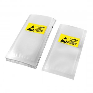 50 Pcs Aluminum Foil Open Top Anti Static Bag 6cmx11.5cm for Mobile Spare Parts