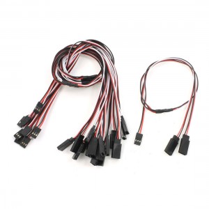 10 Pcs 19.7" Length JR Futaba Part 3 Pin 2M/F RC Servo Y Extension Cable