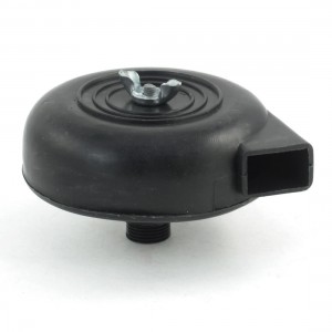 Compressor 16.8mm Dia Male Thread Air Intake Silencer Filter Black