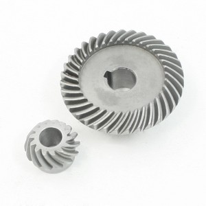 Electric Angle Grinder Spare Part Spiral Bevel Gear Pinion Set for LG 100
