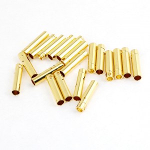 20 Pcs Female Bullet Connector Plug 4mm for RC Li-Po Battery