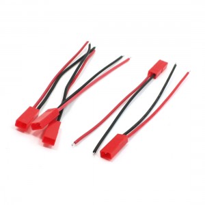 5 Pcs JST Female Connector 22AWG Wire 100mm Long for RC Model Plane